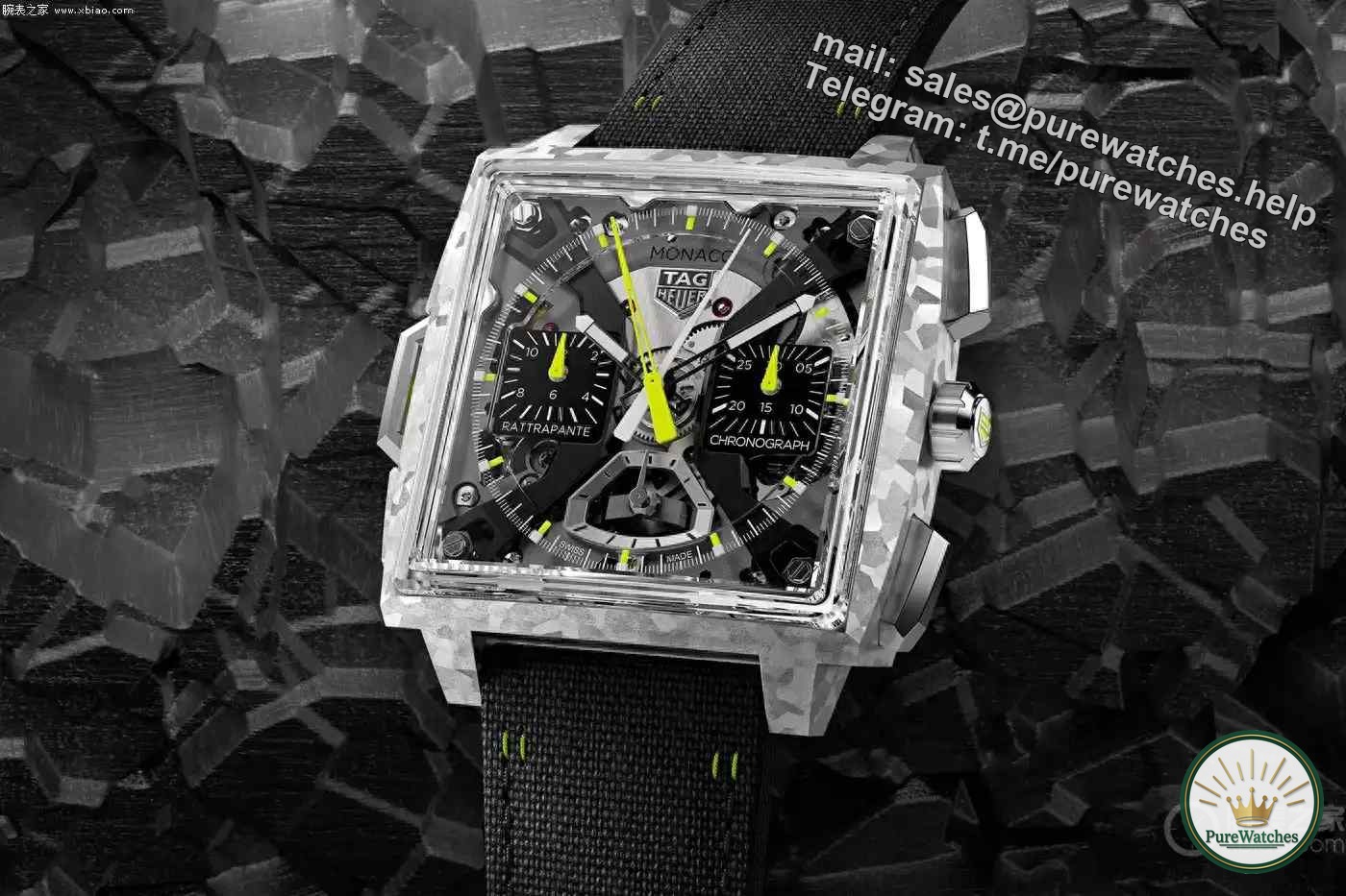 1.26 million! TAG Heuer releases TH-Titanium Monaco, the texture is so explosive!