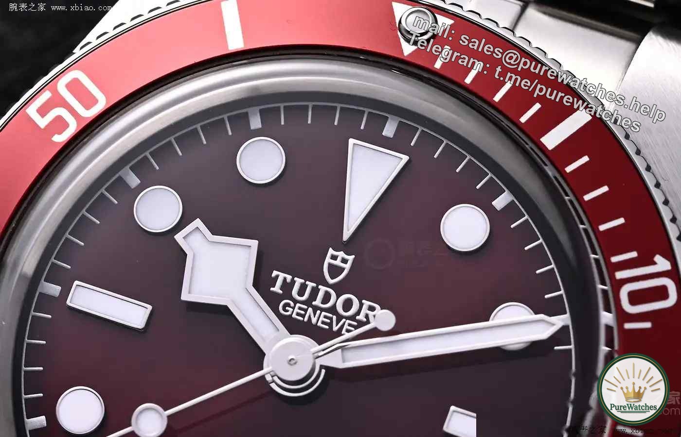 A new favorite for retro gamers! Tudor Black Bay 58 Burgundy Red: This cherry red color is irresistible