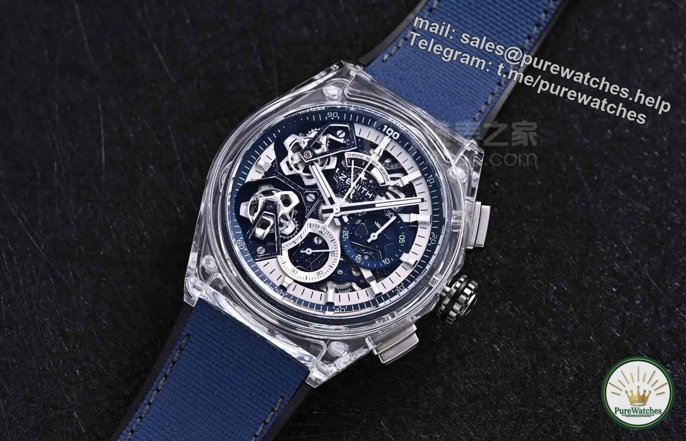 Zenith magnifies its moves! There are only 10 transparent mecha watches in the world, and the speed difference between the double tourbillons is 12 times!
