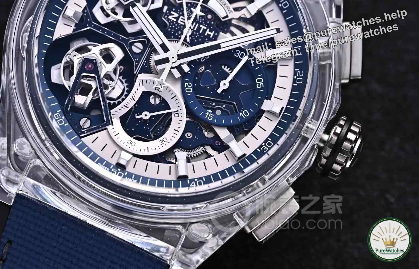 Zenith magnifies its moves! There are only 10 transparent mecha watches in the world, and the speed difference between the double tourbillons is 12 times!