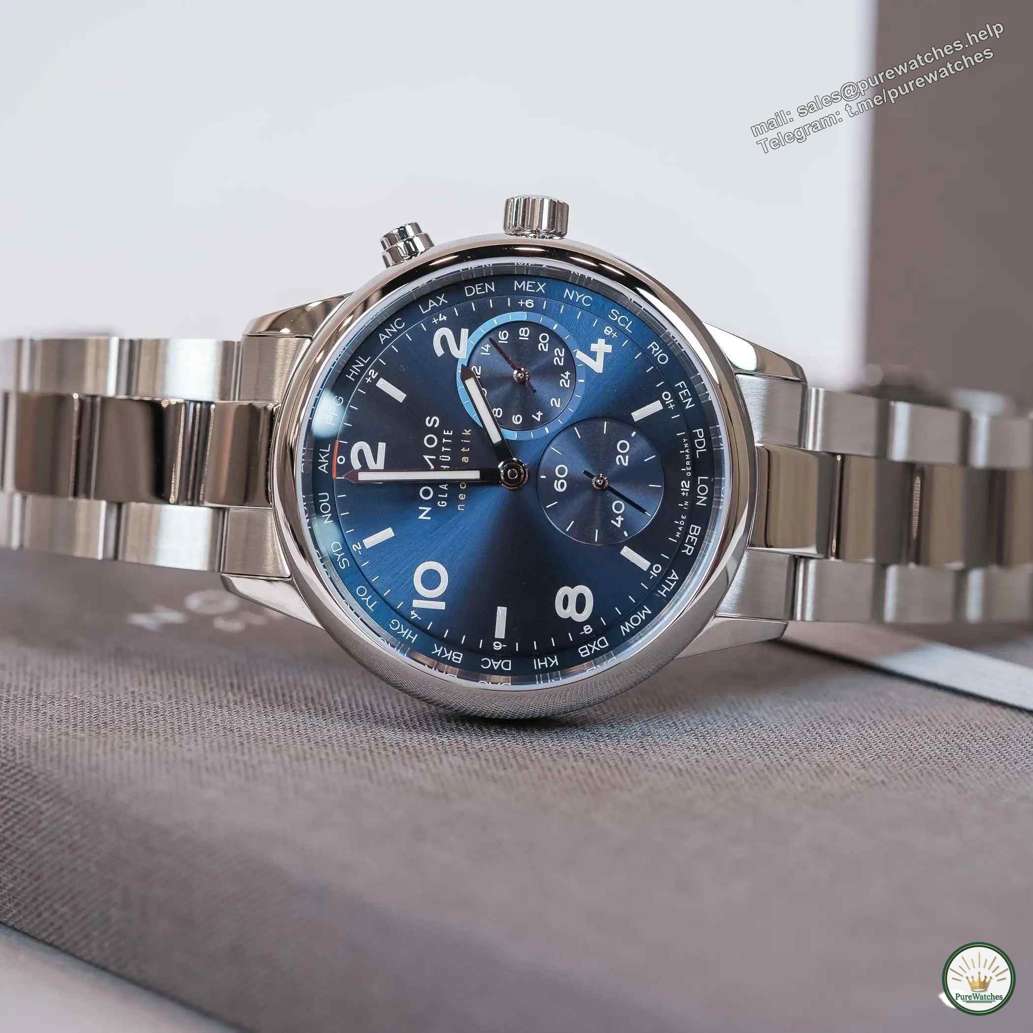 The most worthwhile world timepiece of the year? The new Nomos world time watch is released. With this look and function, I will place an order directly!