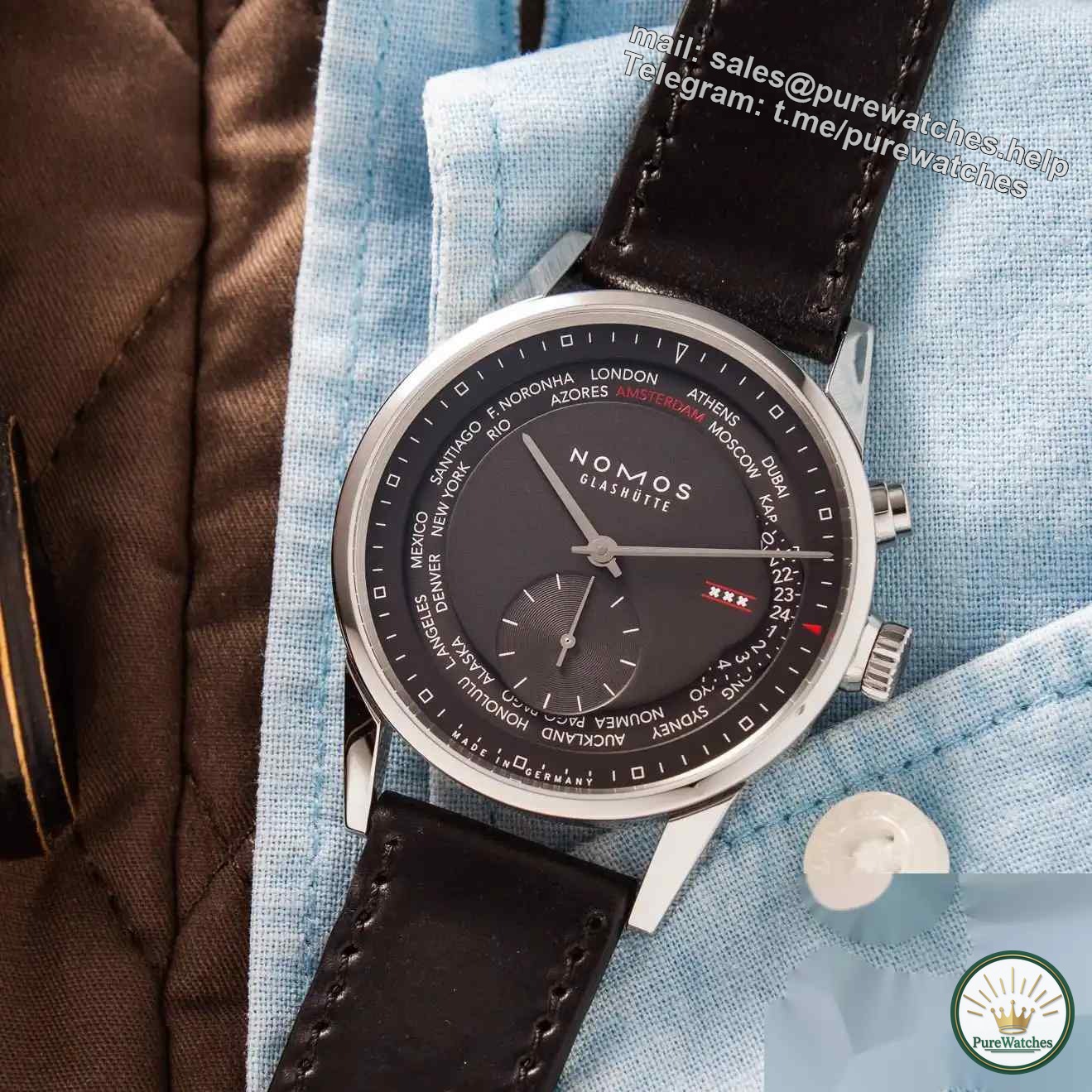 The most worthwhile world timepiece of the year? The new Nomos world time watch is released. With this look and function, I will place an order directly!