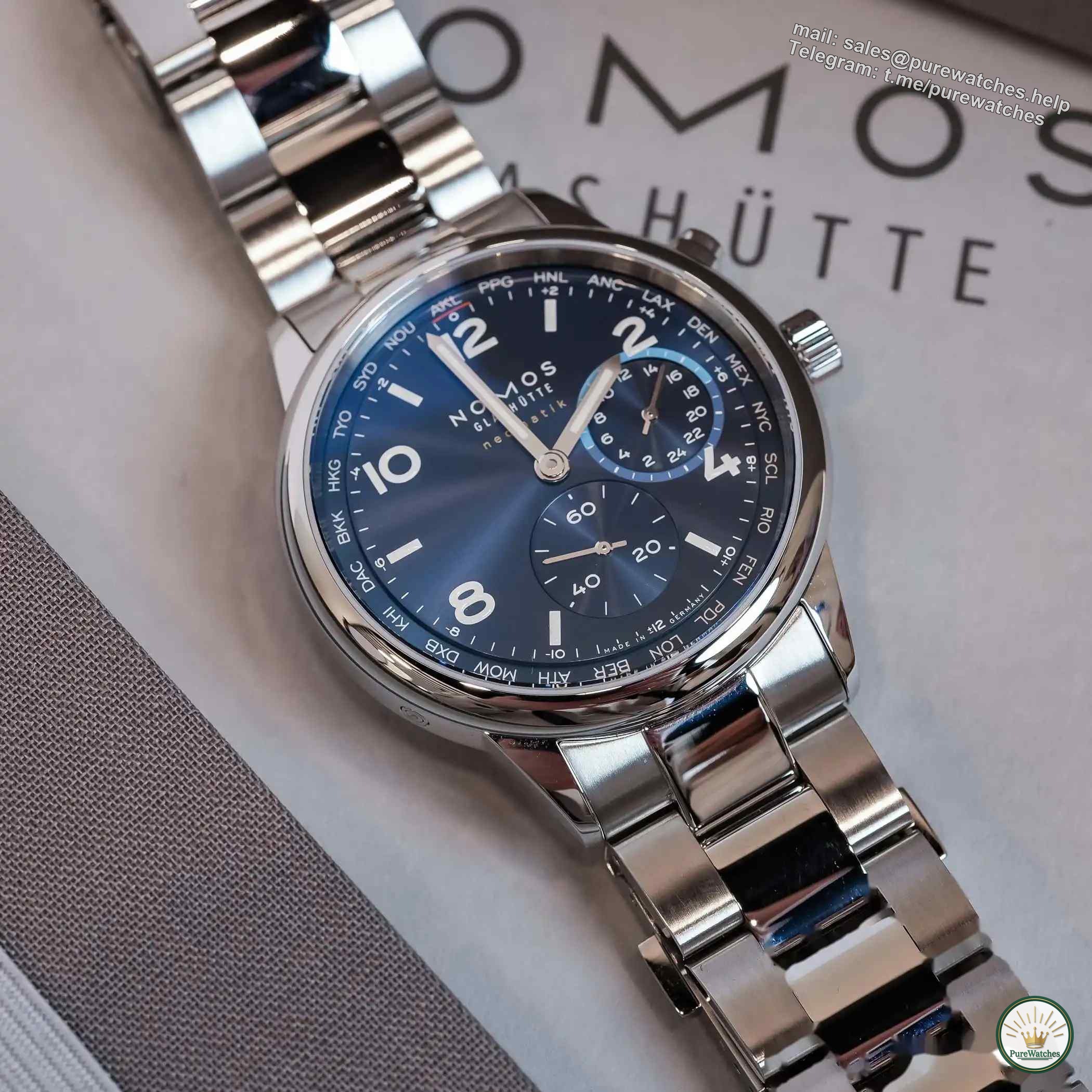The most worthwhile world timepiece of the year? The new Nomos world time watch is released. With this look and function, I will place an order directly!