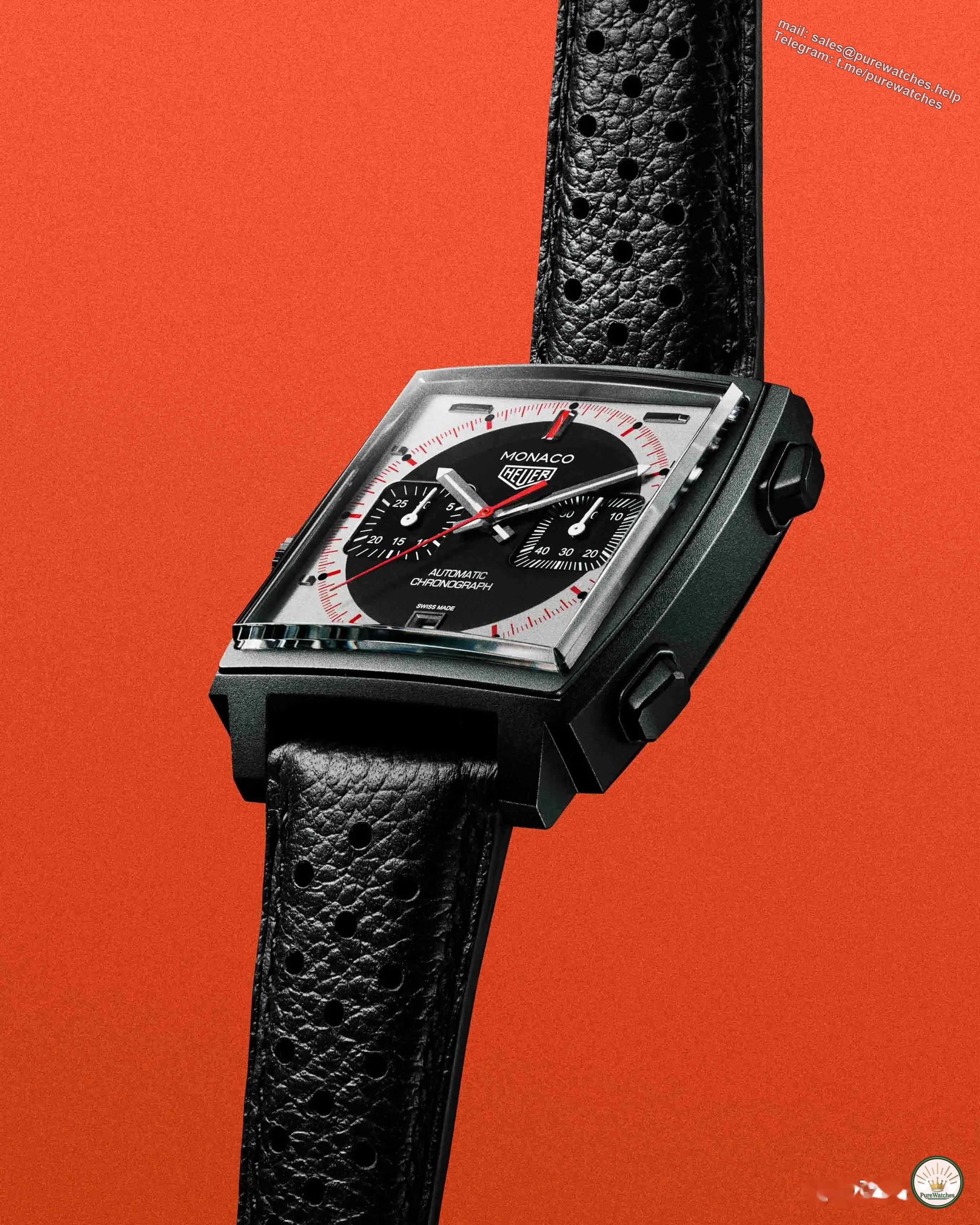 The same sense of speed as the F1 track! TAG Heuer Monaco limited edition chronograph released, who can withstand this beauty + movement?