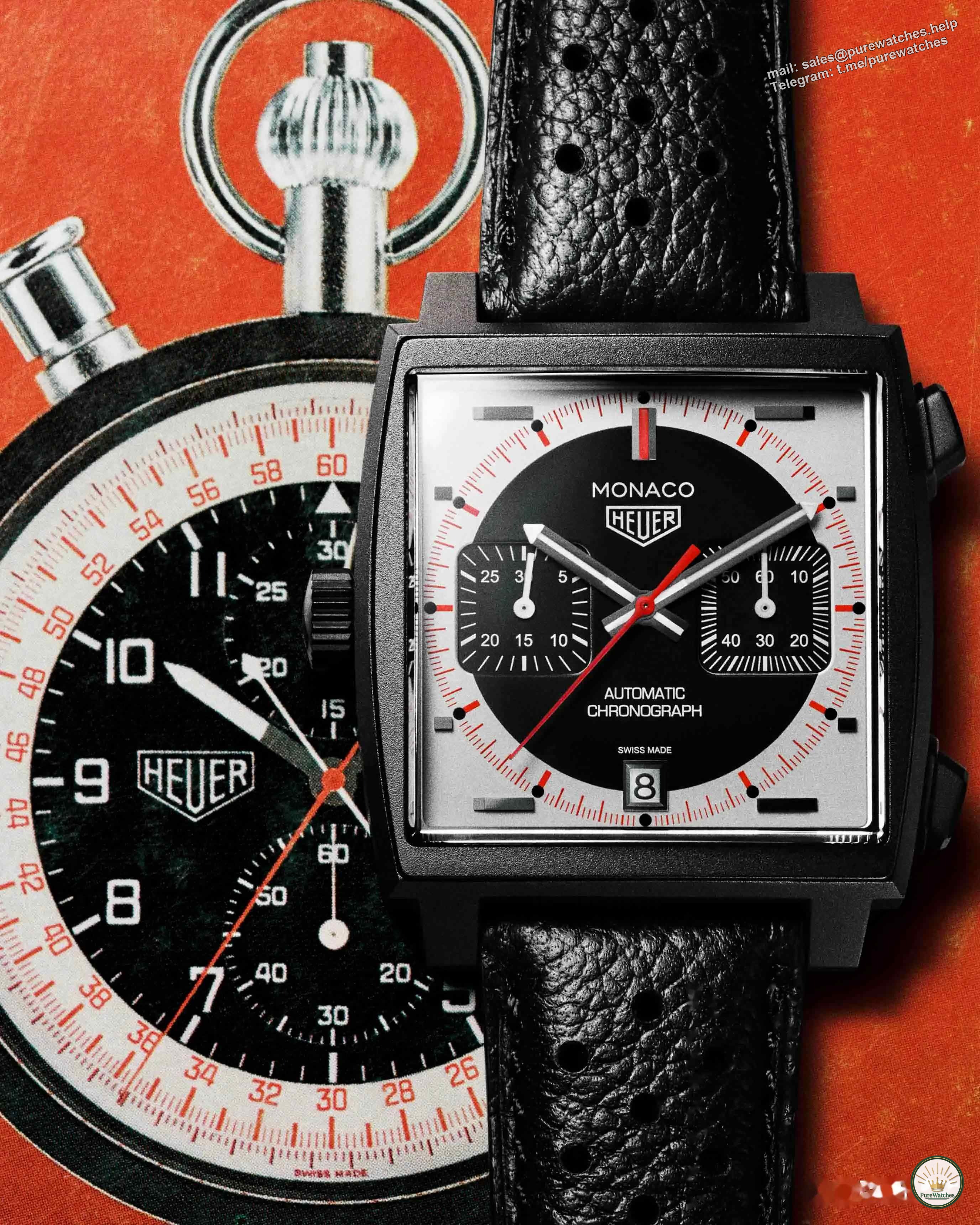The same sense of speed as the F1 track! TAG Heuer Monaco limited edition chronograph released, who can withstand this beauty + movement?