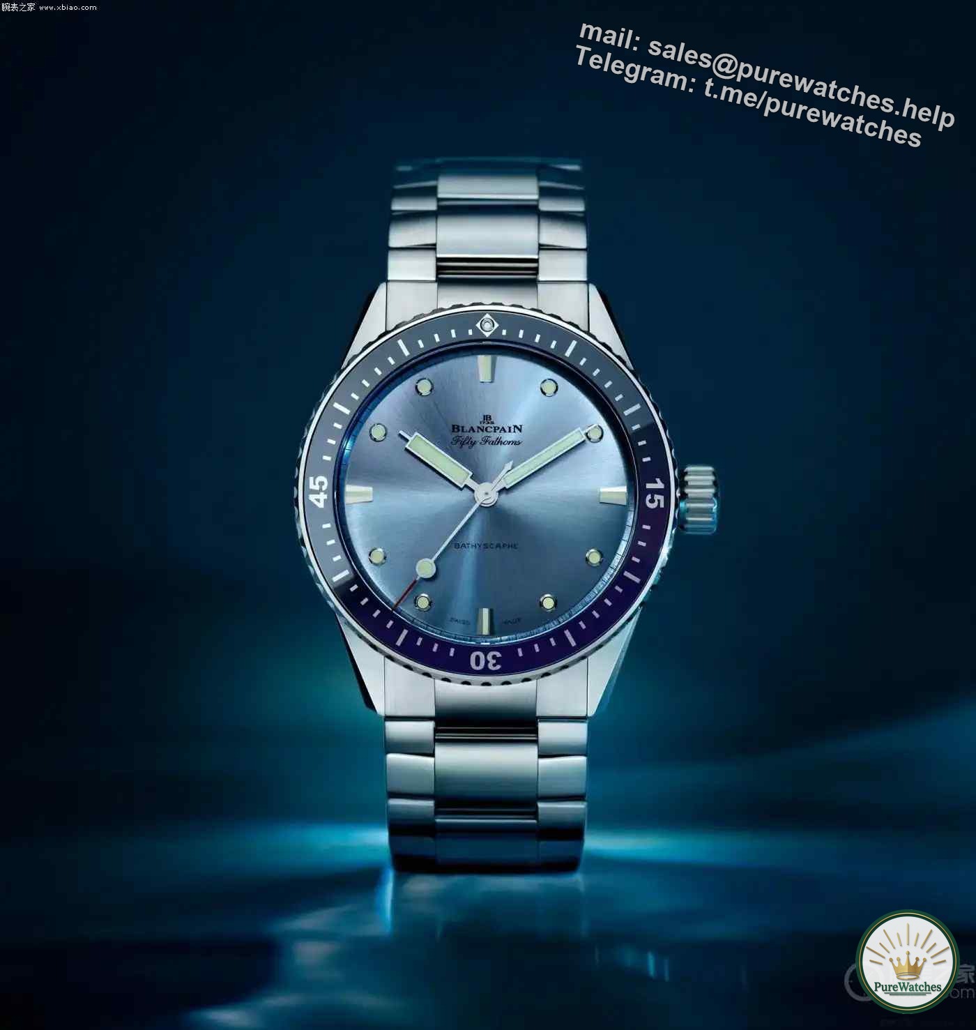 A must-have for summer! Ulysse Nardin UN-118 Movement Shark Limited Edition vs. Blancpain Ice Blue ‘Blue Tears’, the German SeaQ chronograph is even more amazing!