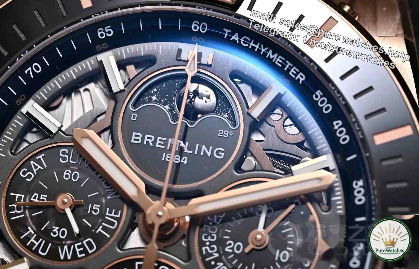 Hold it from aviation to deep sea! Breitling 140th Anniversary Commemorative Watch Actual Measurement: 96 hours of power reserve + full-function perpetual calendar!