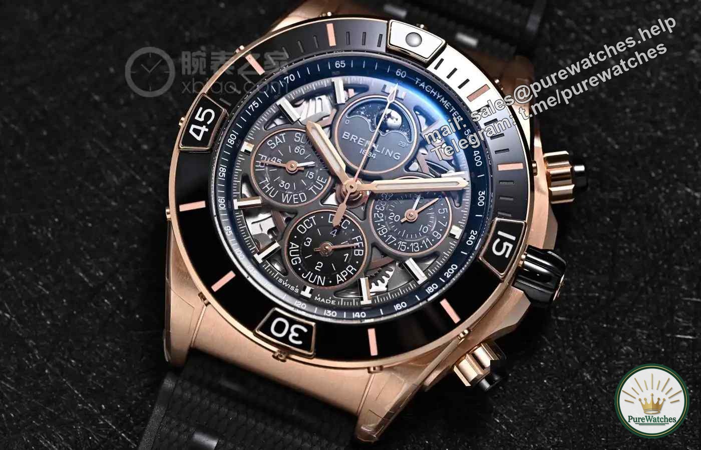 Hold it from aviation to deep sea! Breitling 140th Anniversary Commemorative Watch Actual Measurement: 96 hours of power reserve + full-function perpetual calendar!