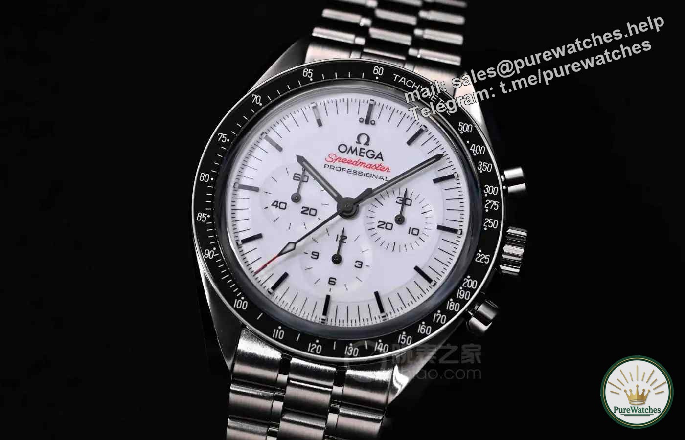 Who said that moon landing watches can only have black dials? The Omega Speedmaster White Edition is here! Stepped dial + red needle design, a must-have for retro gamers