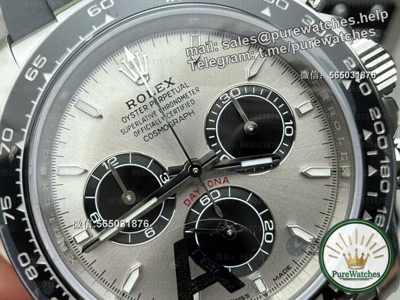 In-depth review of VS factory gray rubber Daytona: How strong is the counterweight + Dandong 4131 movement?