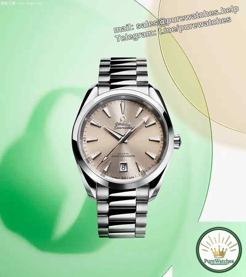 Same style as Zhou Dongyu Cannes! Omega Seamaster Aqua Terra sandstone plate, a must-have for goddesses with 8800 movement!