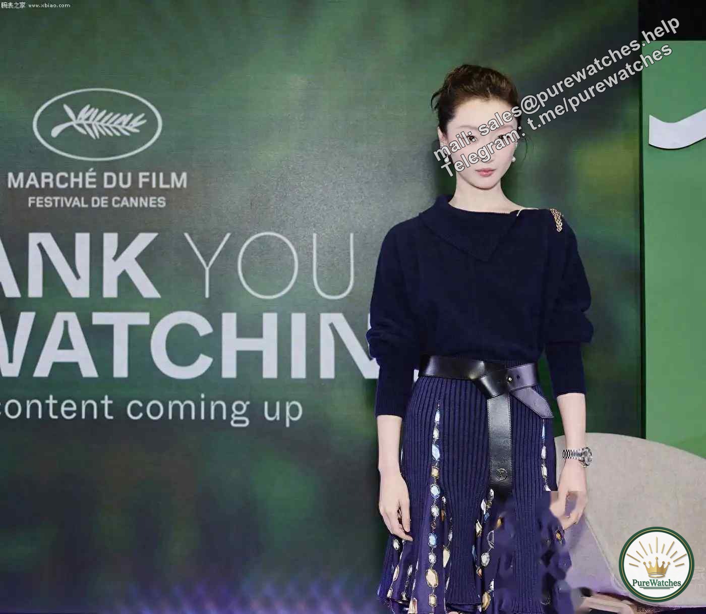 Same style as Zhou Dongyu Cannes! Omega Seamaster Aqua Terra sandstone plate, a must-have for goddesses with 8800 movement!