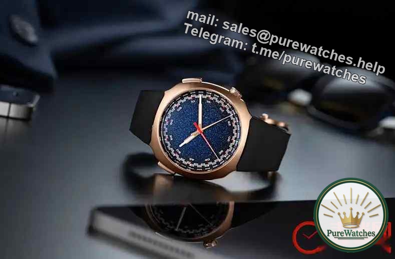 The ultimate gift for dad! H. Moser & Cie. Frost Chronograph, red gold/stainless steel dual version debuts!