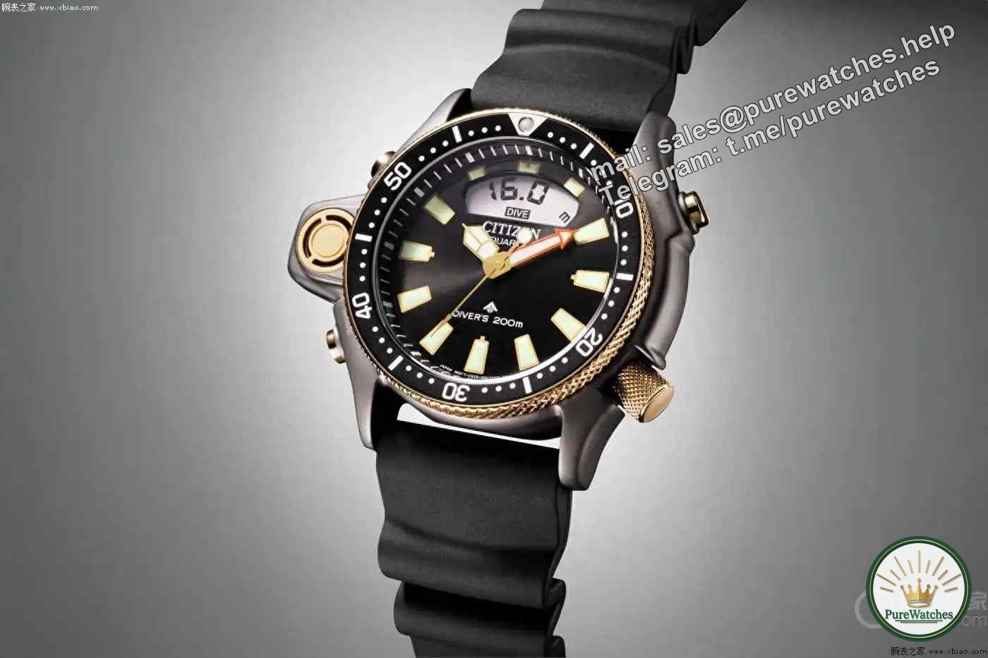 A must-have for dive watch fans! Citizen 40th anniversary commemorative model, ISO certification + 2 years of battery life