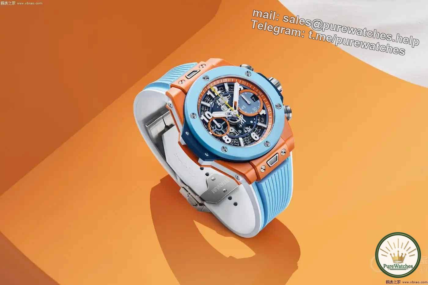 Limited to 100 pieces! Hublot’s 2025 summer limited edition is shockingly launched, the contrasting orange and blue colors are so beautiful that it’s breathtaking!
