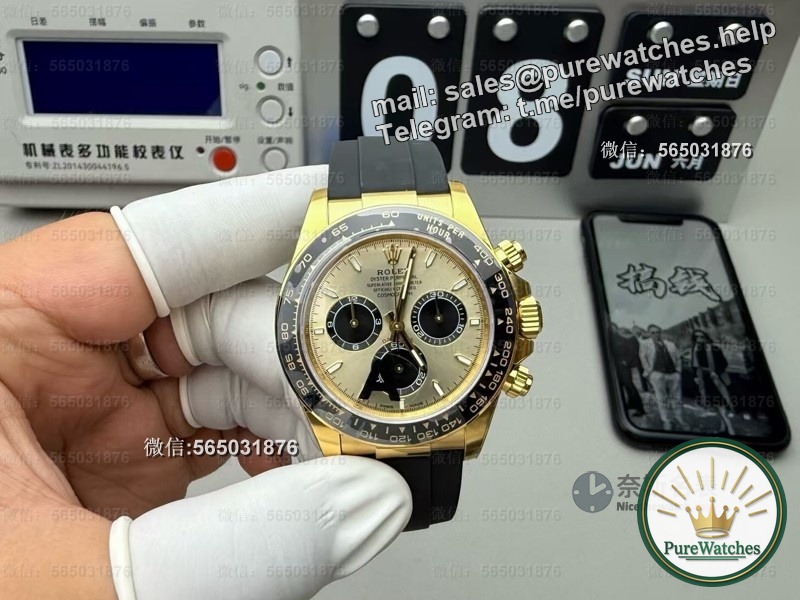 VS factory enlarges the move! VS Shawn Yue Daytona weighted version is coming, the gold texture + true integrated movement is so amazing