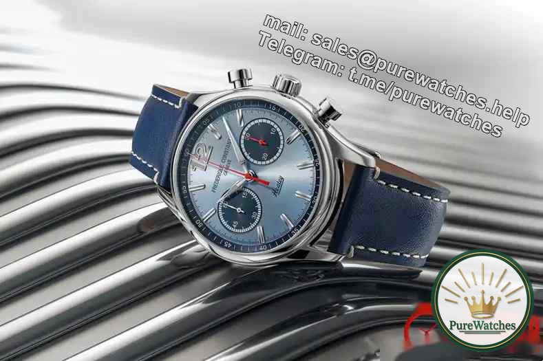 Travel through the 1960s at a glance! Frederique Constant Healey co-branded chronograph, replica racing spirit is so igniting
