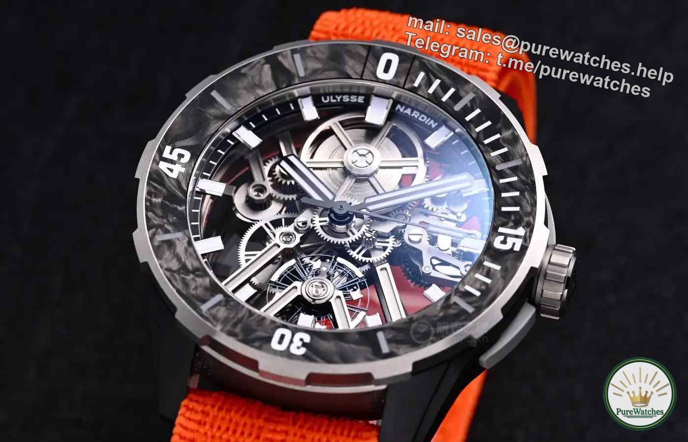 Weighs only 47 grams! Actual measurement of Ulysse Nardin Diver AIR diving watch, 5000G impact resistance + 200 meters waterproof is too hard core