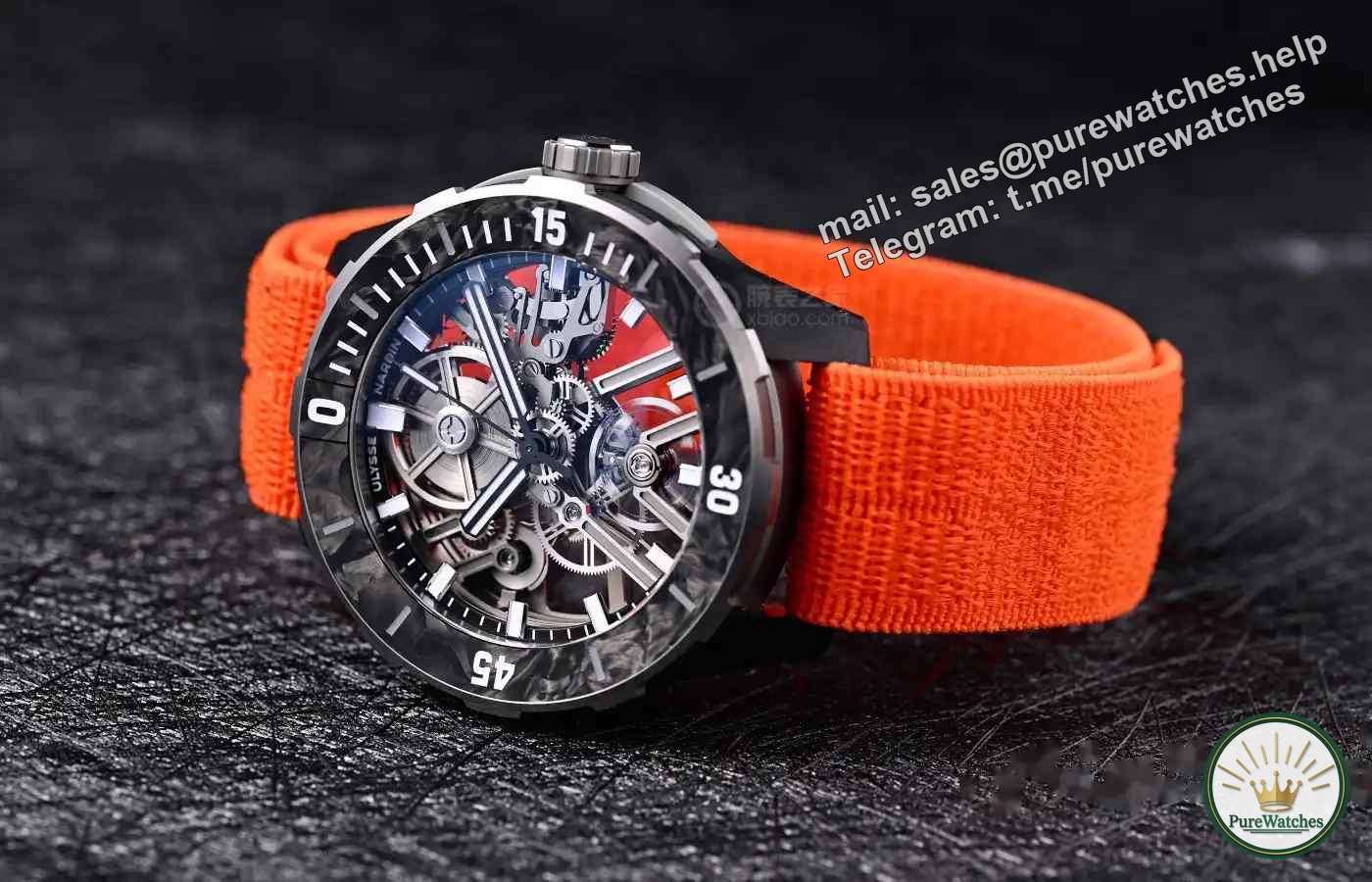 Weighs only 47 grams! Actual measurement of Ulysse Nardin Diver AIR diving watch, 5000G impact resistance + 200 meters waterproof is too hard core