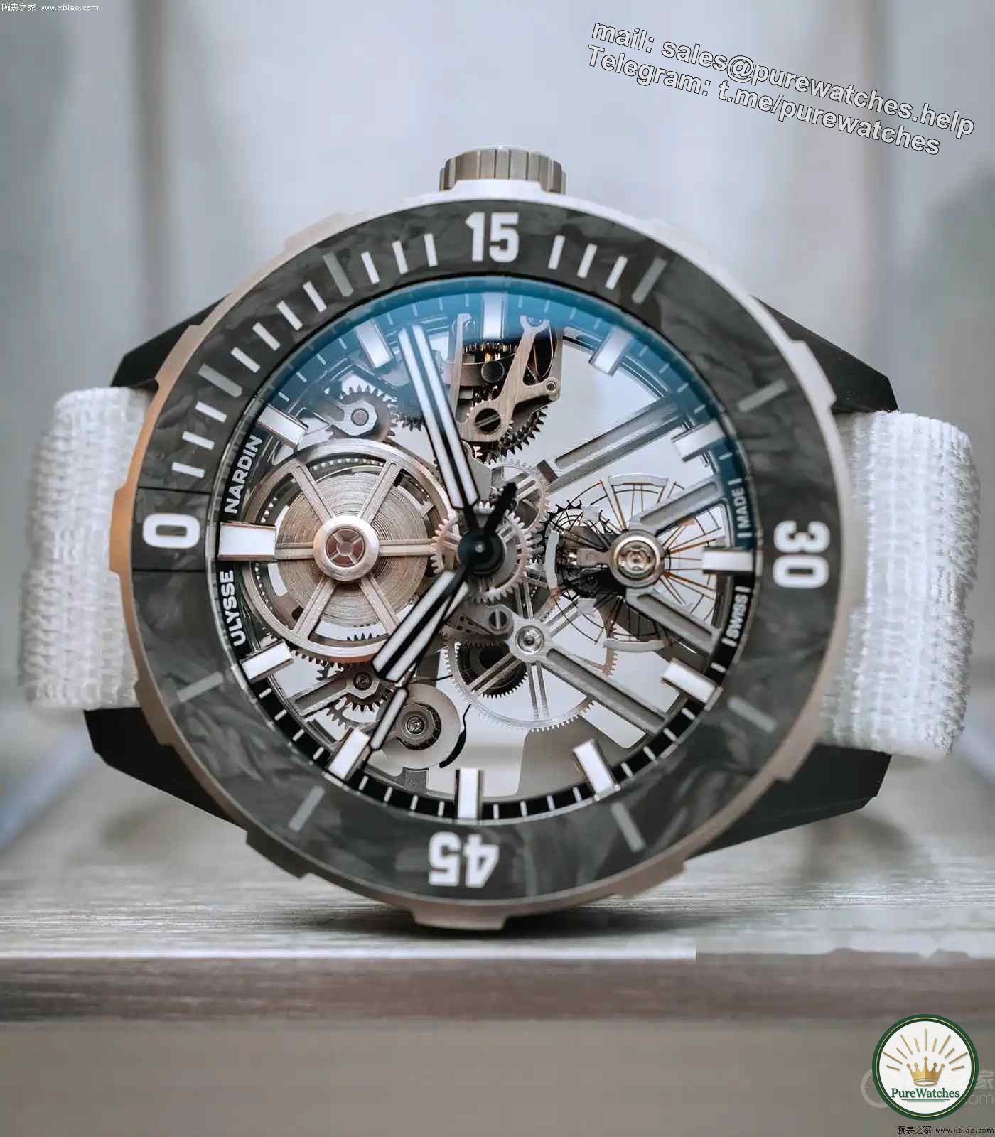 Rolex Submariner lost! This diving watch is made of titanium + carbon fiber and is as light as a feather when worn on the hand.