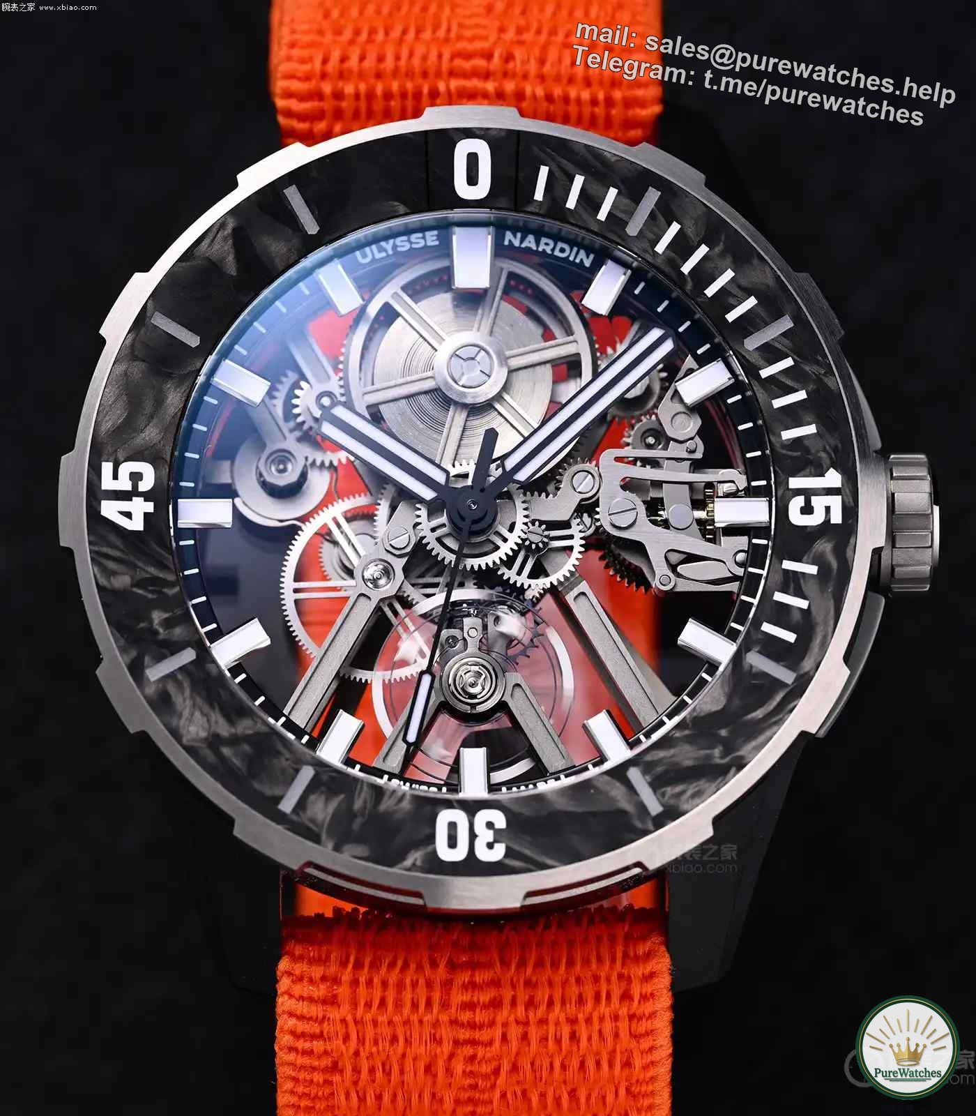 Rolex Submariner lost! This diving watch is made of titanium + carbon fiber and is as light as a feather when worn on the hand.