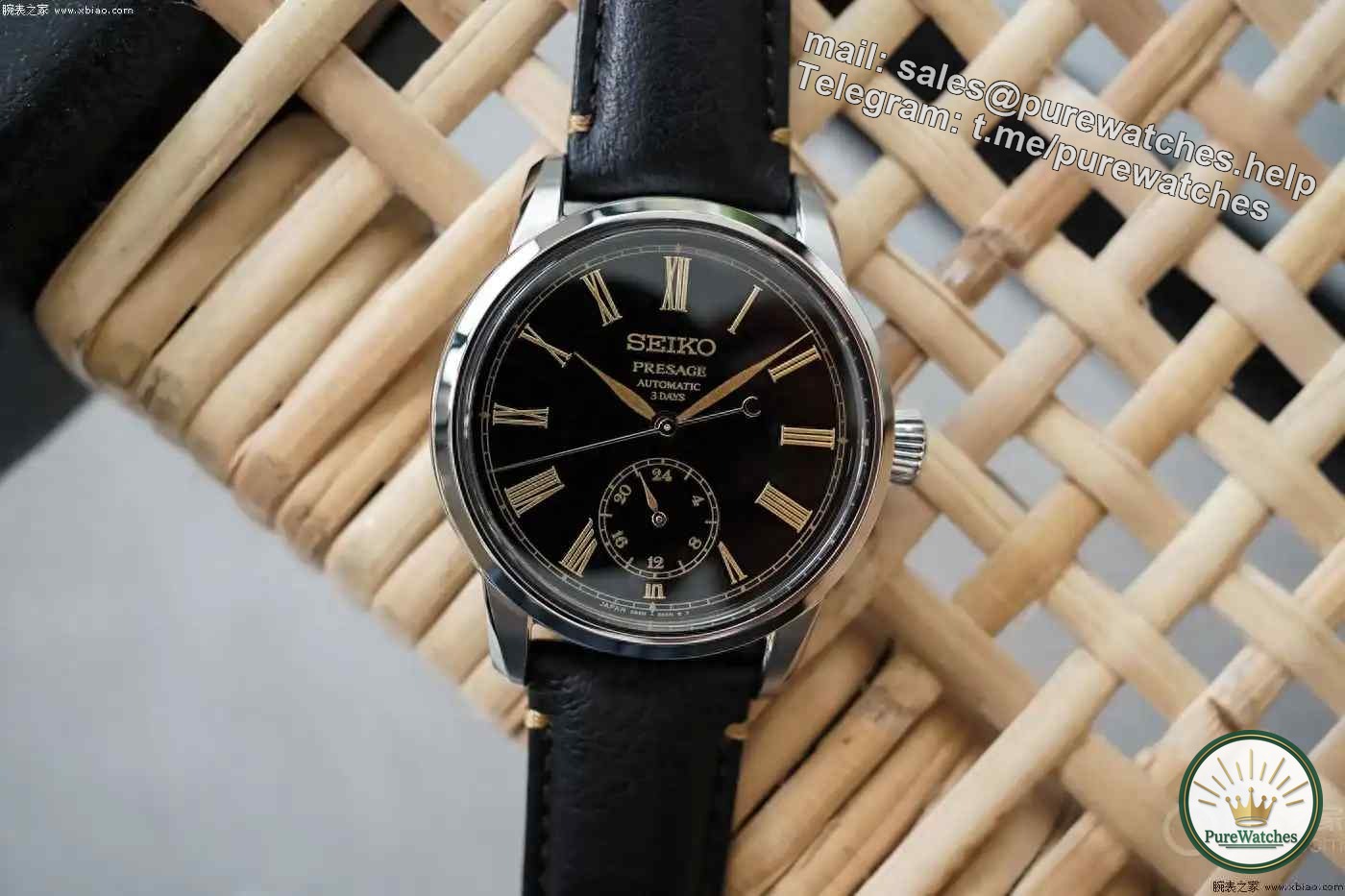 Japanese craftsman spirit! Seiko’s new lacquer watch, with 6 layers of raw lacquer polishing to create a stunning black dial