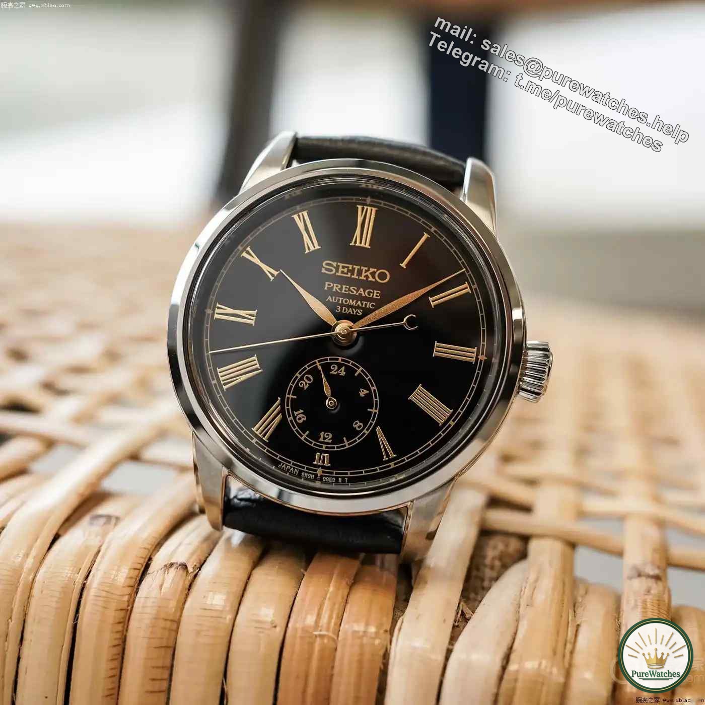 Japanese craftsman spirit! Seiko’s new lacquer watch, with 6 layers of raw lacquer polishing to create a stunning black dial