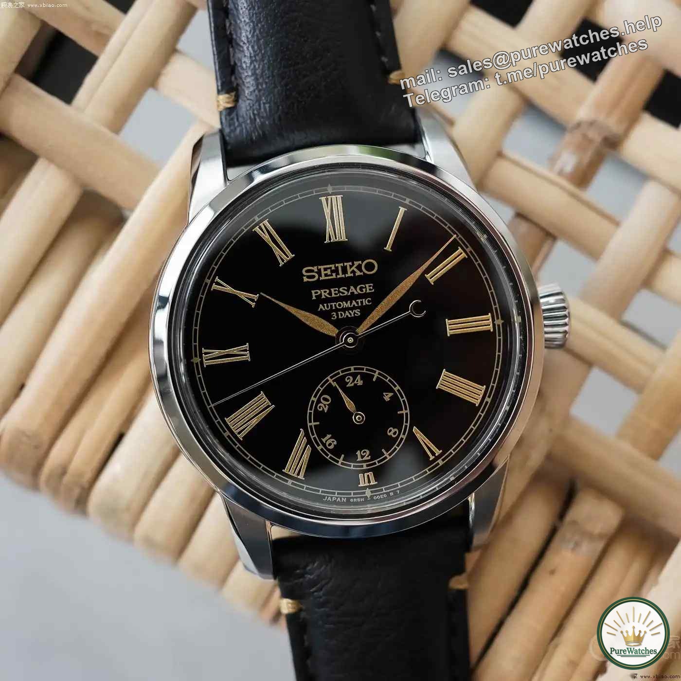 Japanese craftsman spirit! Seiko’s new lacquer watch, with 6 layers of raw lacquer polishing to create a stunning black dial