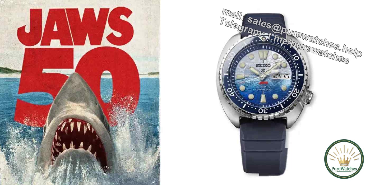 Film history classic reappears! Seiko Great White Shark 50th Anniversary Limited Edition is coming, with luminous effect comparable to deep-sea fluorescence