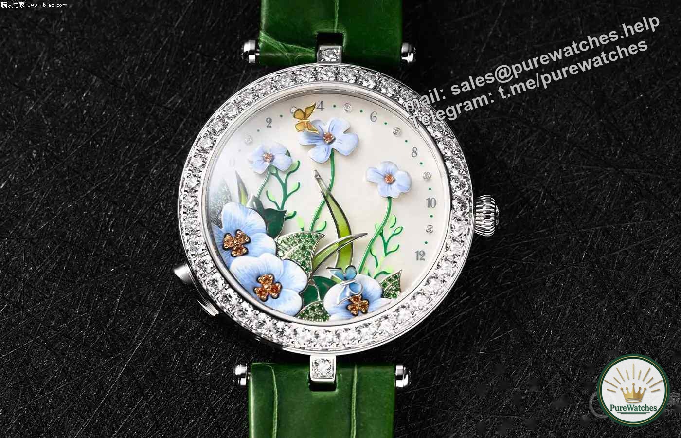 Can’t afford it but must know! Van Cleef & Arpels animated watch, butterfly chimes + petals swaying so dreamy