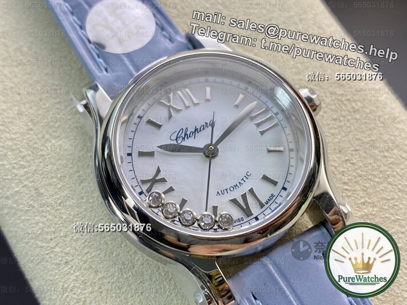 Give your girlfriend a gift without breaking the bank! Recommended YF Factory Happy Diamond Replica Watch, elegant and versatile and can express love