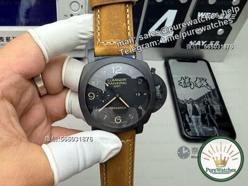 Say goodbye to fake looks! VS factory Panerai 441 actual test, GMT function + kinetic energy display all online