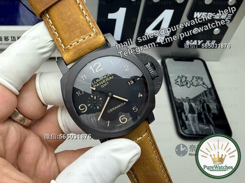 Say goodbye to fake looks! VS factory Panerai 441 actual test, GMT function + kinetic energy display all online