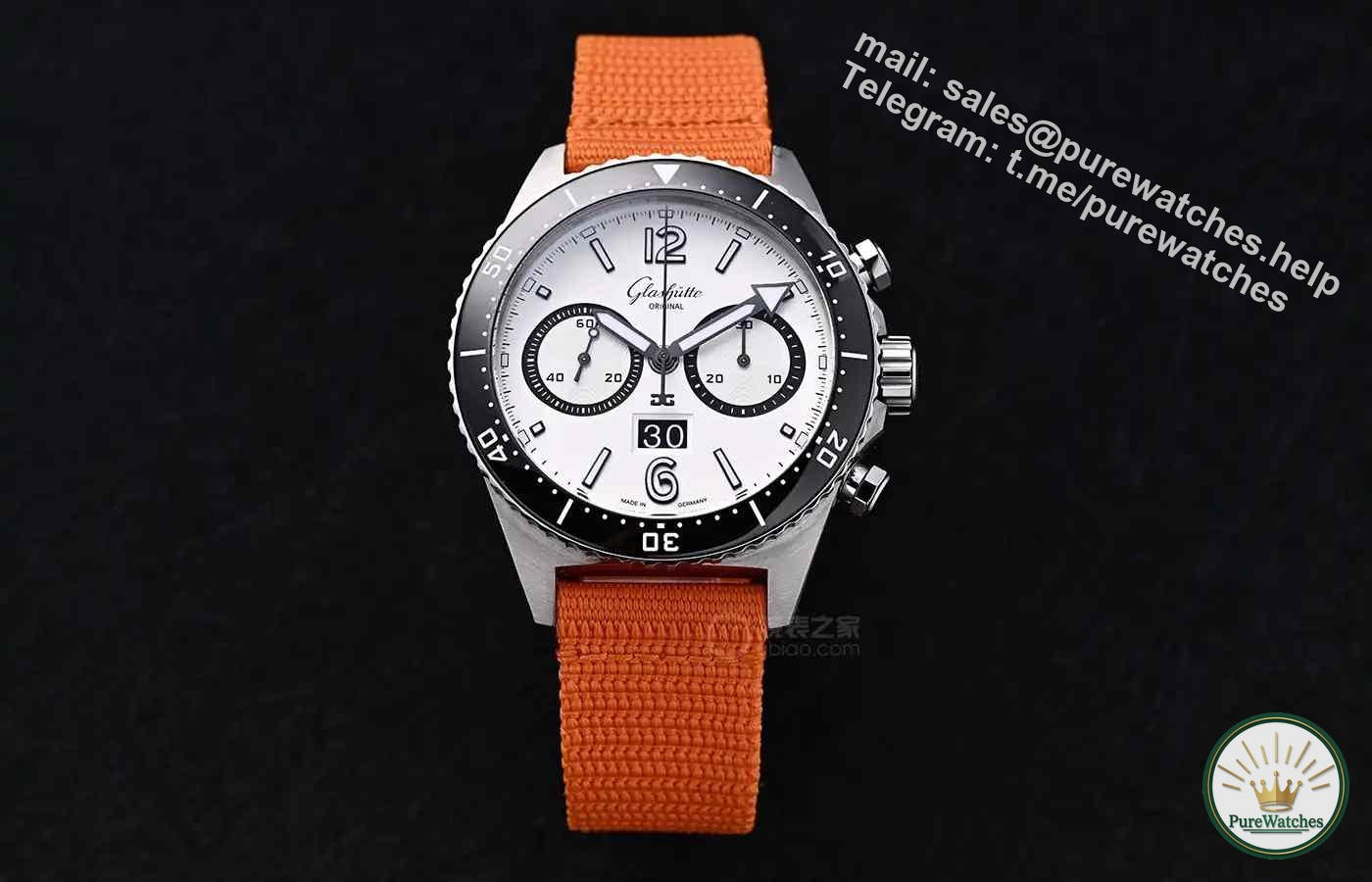 110,000 to buy a double certified diving watch! Glashütte’s original panda dial, underwater timing is as good as land
