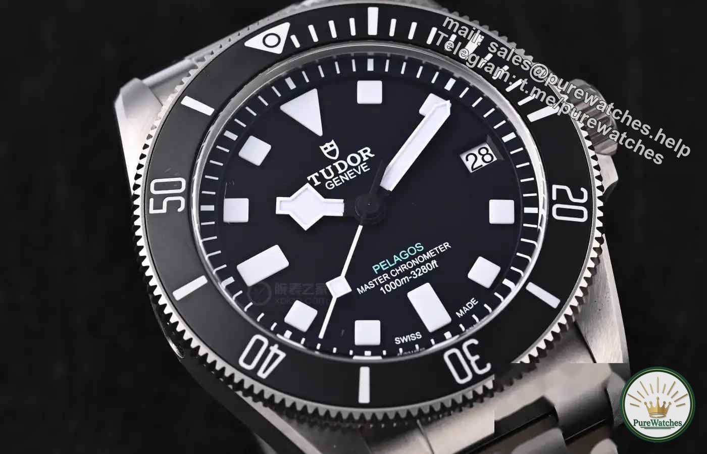 Rolex Sea-Dweller Terminator! The Tudor Kilometer Diving Watch is made entirely of titanium and is half lighter than a steel watch.
