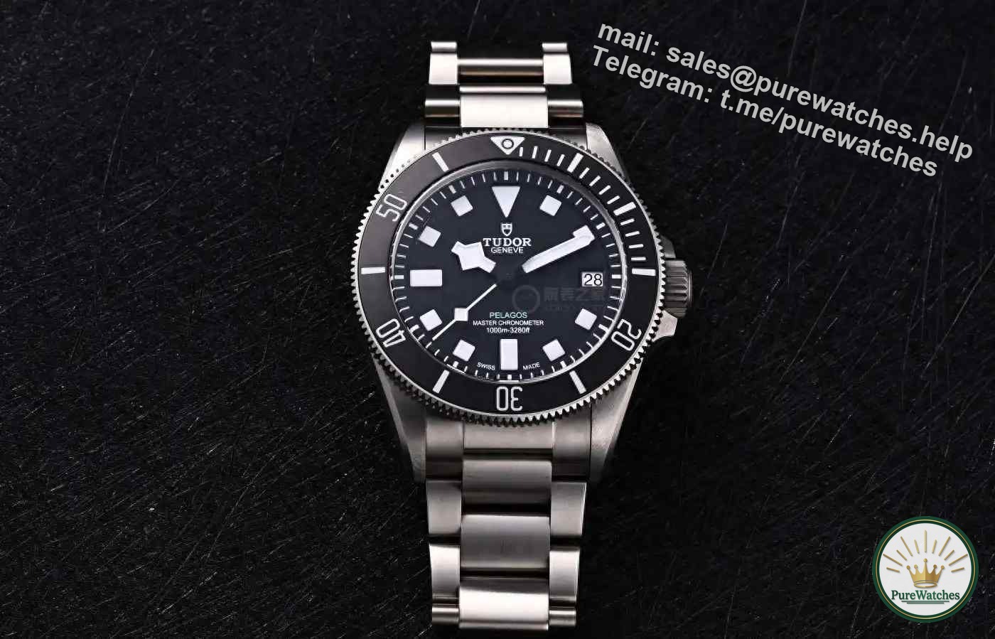 Rolex Sea-Dweller Terminator! The Tudor Kilometer Diving Watch is made entirely of titanium and is half lighter than a steel watch.