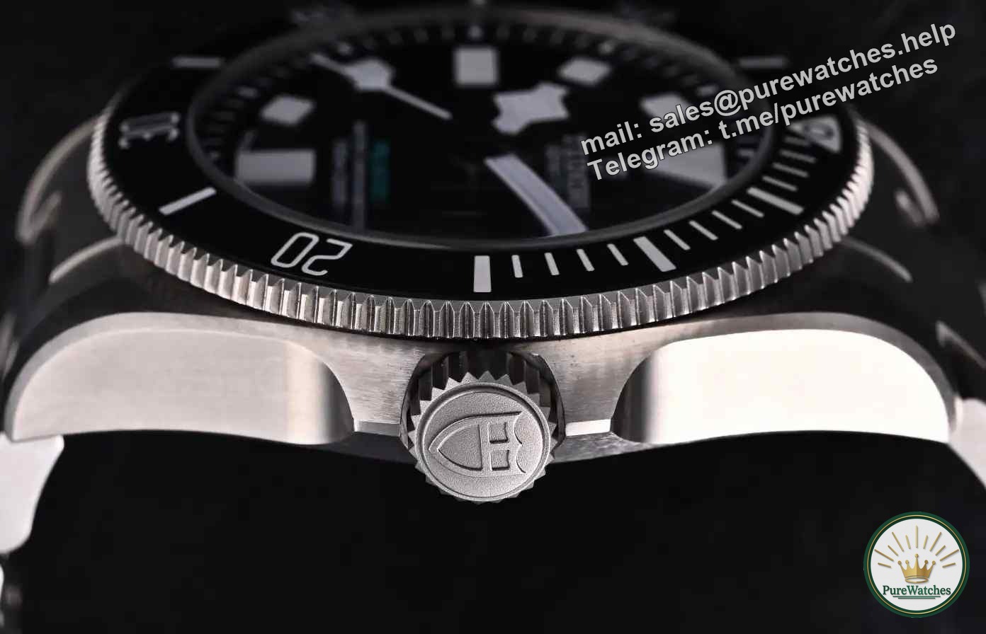 Rolex Sea-Dweller Terminator! The Tudor Kilometer Diving Watch is made entirely of titanium and is half lighter than a steel watch.