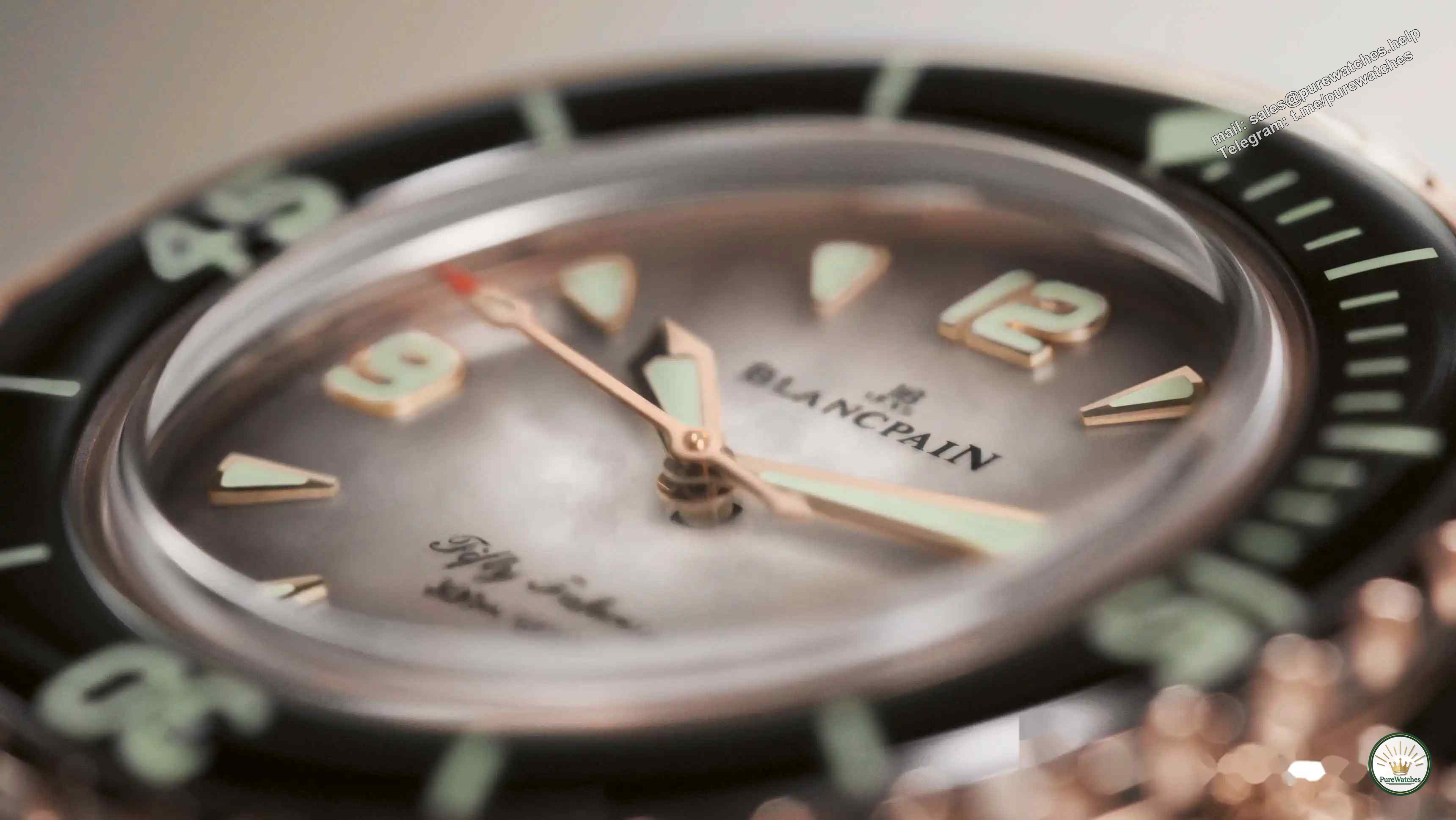 Blancpain’s 2025 King’s New Product! The first 38mm women’s diving watch, you can instantly transform into a goddess of the deep sea when you put it on!
