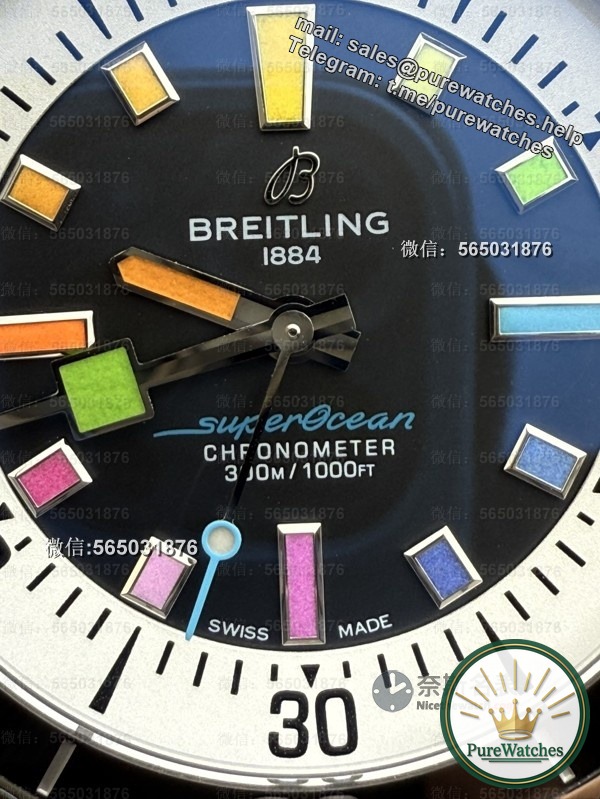 Rainbow storm is coming! BLS Factory Super Ocean Watch, the most eye-catching fashion item this summer!