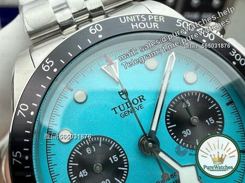 Jay Chou’s same style is here! BLS factory Tudor Flamingo Blue actual test, the snowflake needle is too pink
