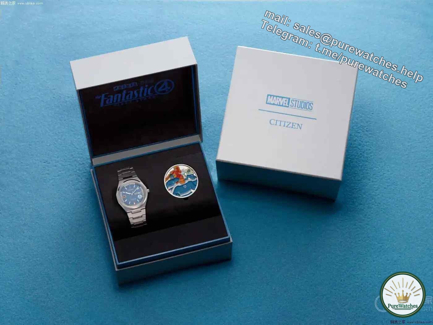 5 times harder than steel yet 40% lighter! Citizen’s Fantastic Four watch, the hero’s standard model, will be on sale this summer!