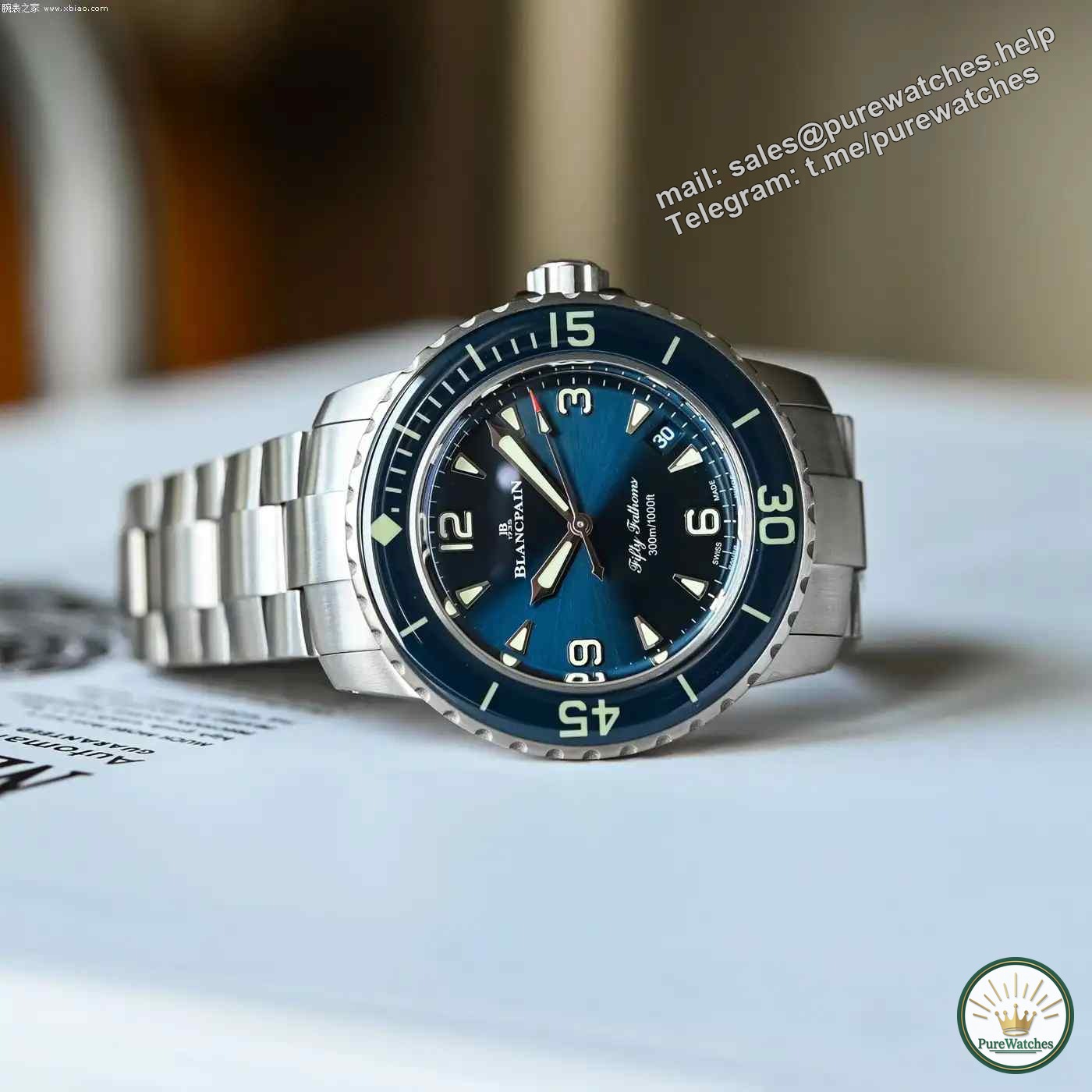 Good news for small wrists! Blancpain’s new 2024 Fifty Fathoms perfectly balances professionalism and daily wear!