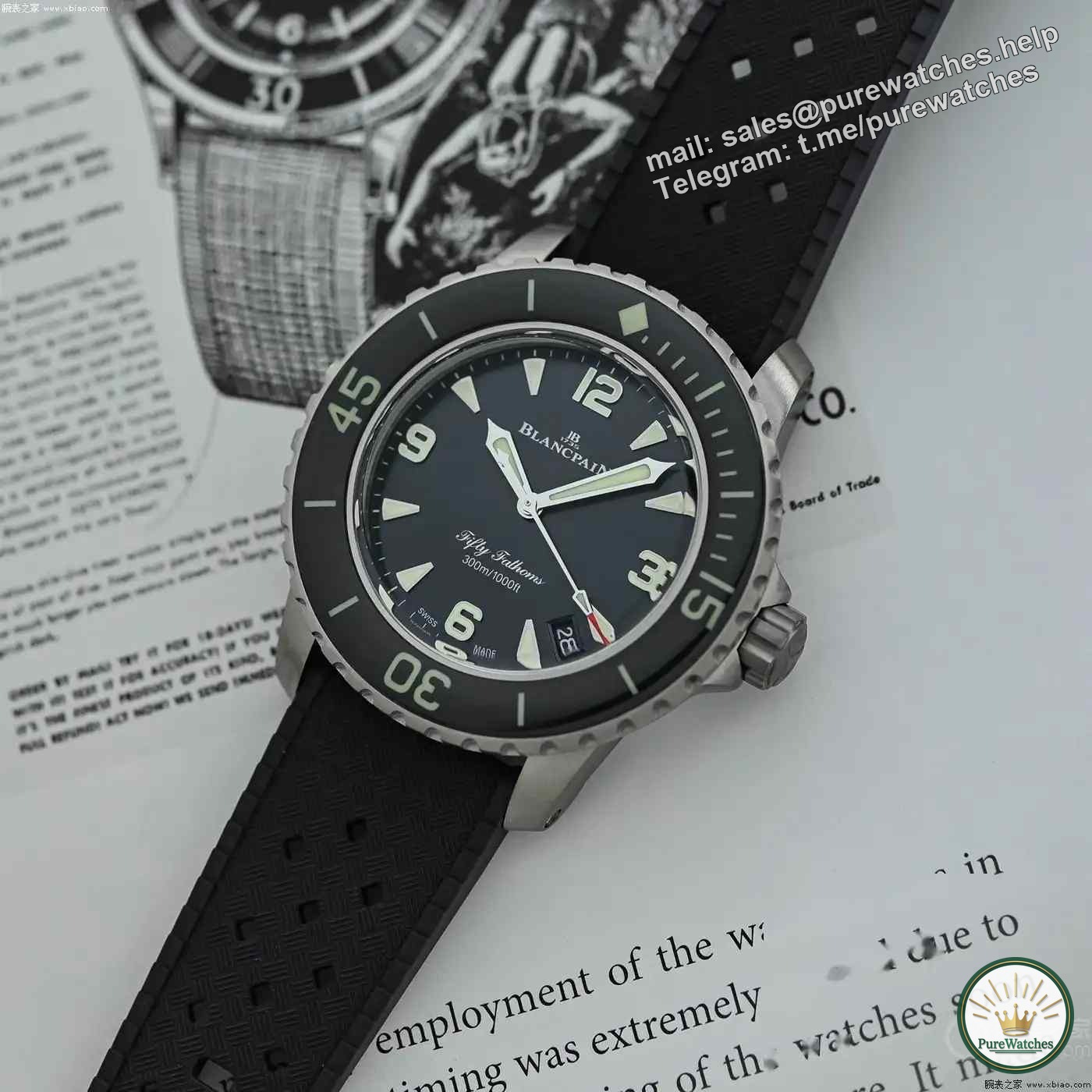 Good news for small wrists! Blancpain’s new 2024 Fifty Fathoms perfectly balances professionalism and daily wear!