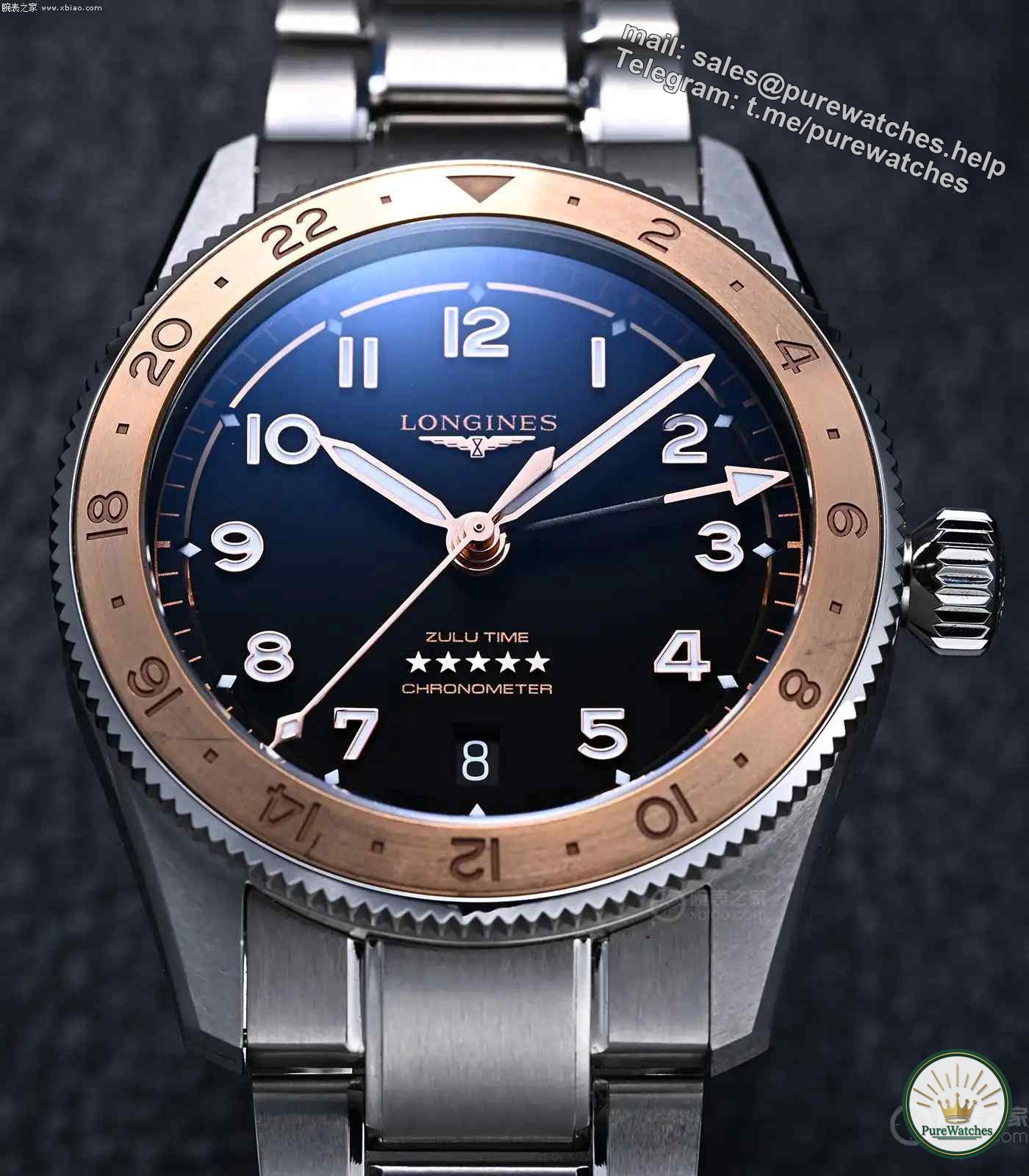 30,000 budget to buy a gold watch! This rose gold model from Longines is extremely cost-effective when it comes to two places!