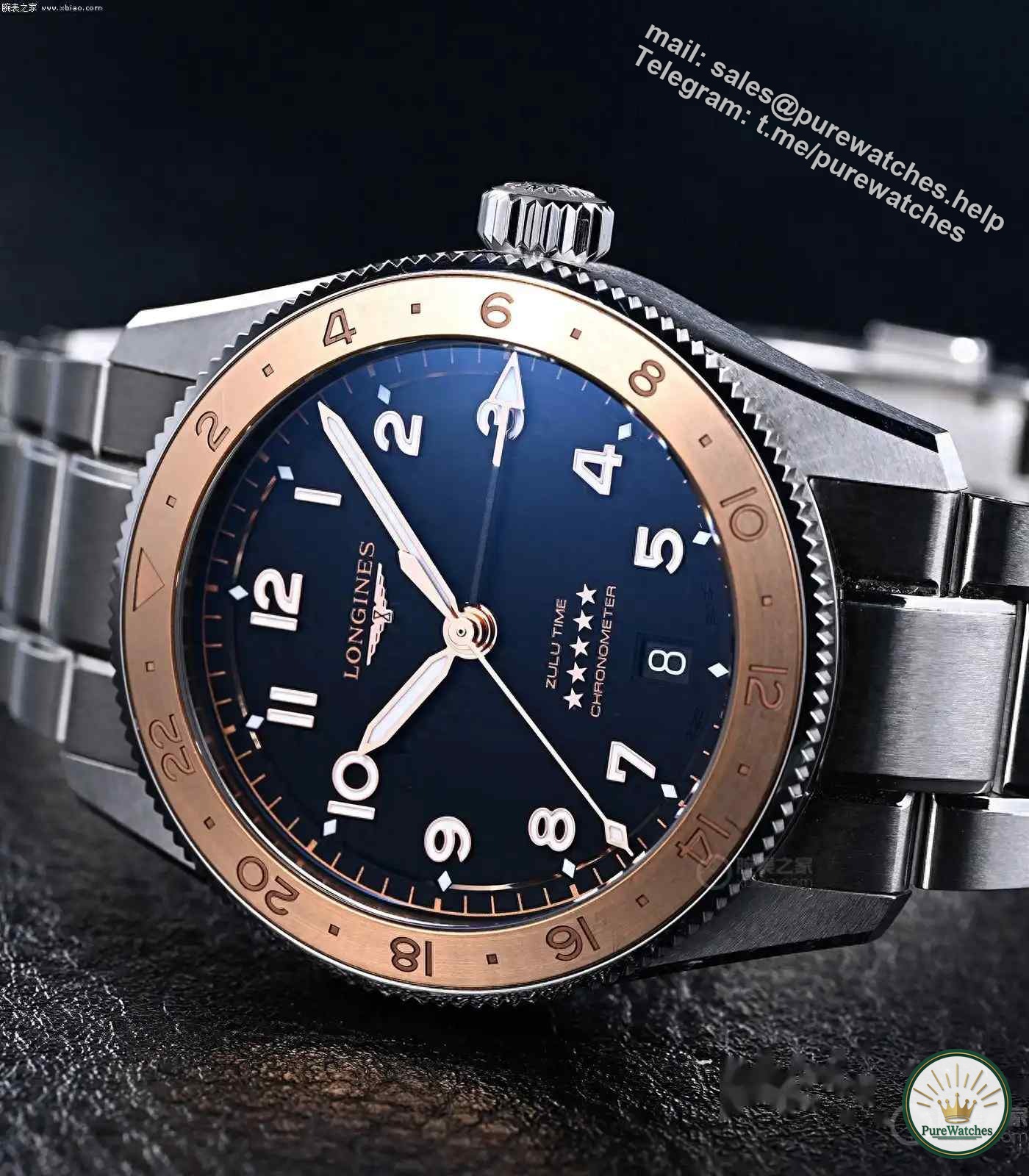 30,000 budget to buy a gold watch! This rose gold model from Longines is extremely cost-effective when it comes to two places!