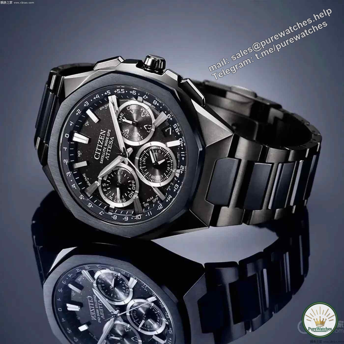 New work on space aesthetics! Citizen Blue Universe limited edition watch, the DLC coating is breathtakingly beautiful!