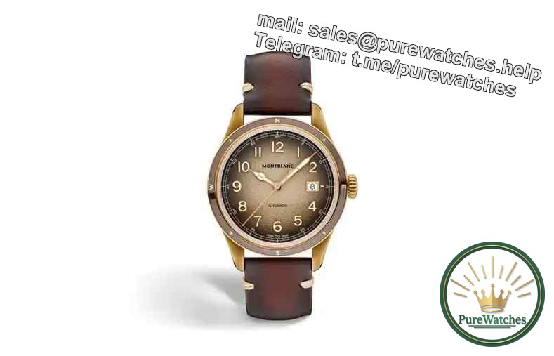 The most special retro watch in 2024! Montblanc Gravel Brown Limited Edition, the aluminum and copper alloy will change color!