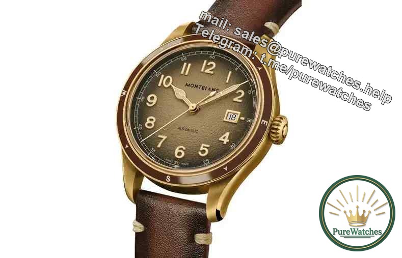 The most special retro watch in 2024! Montblanc Gravel Brown Limited Edition, the aluminum and copper alloy will change color!