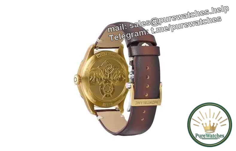 The most special retro watch in 2024! Montblanc Gravel Brown Limited Edition, the aluminum and copper alloy will change color!