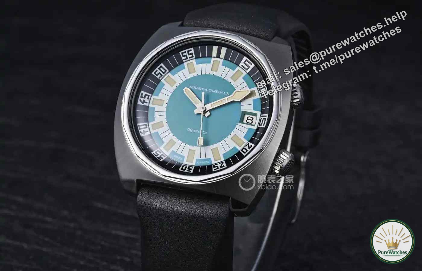 A must-try for retro fans! Girard-Perregaux Deep Diver hands-on experience: This orange and blue color scheme instantly travels back to 1971!